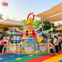 Manège pour enfants à commande manuelle en forme d'avion, à sensations douces, pour fêtes sur la plage, direct usine pour projets de centres commerciaux et de parcs d'attractions familiales