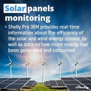 Shelly Pro 3EM (120A) Wi-Fi LAN 3 fazlı akıllı enerji ölçer 2 yönlü tüketim ev otomasyon Bluetooth ağ geçidi Alexa Google ev - Product Image 3