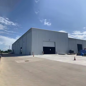 Taller de almacén de estructura de acero industrial prefabricada modular personalizada estilo de diseño moderno para necesidades de almacenamiento modernas - Product Image 6