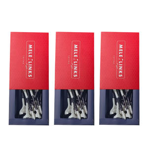 Camiseta de Golf oblicua de 10 grados en caja, 10 Uds., logotipo personalizado, enchufe de bandeja de Golf duradero que aumenta la resistencia de la distancia a los golpes - Product Image 5