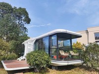 Maison Capsule Spatiale Modulaire, Cabine Intelligente Apple, Villa Mobile pour le Tourisme Paysager et l'Hébergement en Station Balnéaire