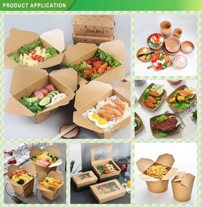 Contenants en papier jetables personnalisés pour les nuggets de poulet, emballage pour la restauration rapide - Product Image 4