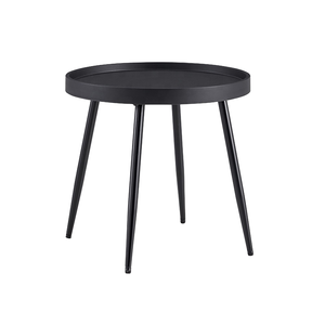 Scandinavian Modern <b>Side</b> <b>Table</b> Tea <b>Table</b> for Living Room Tray <b>Black</b> Metal Sofa <b>Side</b> <b>Table</b> - Product Image 1