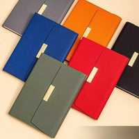 Ensemble de carnet en cuir A5 de qualité supérieure, format portable, personnalisable avec logo, stylo et boîte cadeau pour cadeau de remerciement client