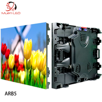 Panel de Pantalla LED de Alquiler ARB5 de Alta Definición P5 para Exteriores, Panel de Pantalla LED Publicitaria de 1920HZ para Espectáculos