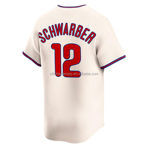 Camiseta de Hombre Estilo 2026 con Estampado de Bryce Harper, <span class=keywords><strong>Bryson</strong></span> Stott, Trea Turner y J.T. Camiseta de Béisbol de Realmuto, Kyle Schwarber y Alec Bohm - Product Image 5