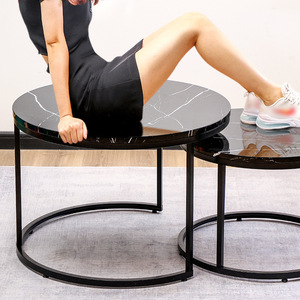 Nordic-style light luxury coffee <b>table</b>, <b>small</b> apartment living room combination sofa side <b>table</b>, balcony tea <b>table</b>, coffee - Product Image 3