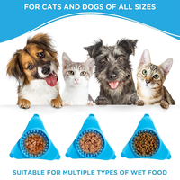 Tapis de léchage pour chien en silicone à ventouse, distributeur lent de friandises, pour le bain, le toilettage, l'entraînement et le soulagement de l'anxiété, idéal pour le beurre de cacahuète - Prêt à l'expédition