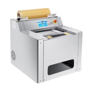 Máquina Automática/Semiautomática de Envasado de Bandejas de Acero Inoxidable para Supermercados, Carne, Frutas Frescas, con Film Transparente de PE/PO/PVC - Product Image 2