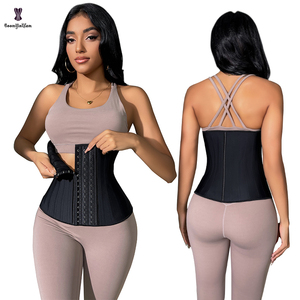 Noir femmes Ann <span class=keywords><strong>Chery</strong></span> colombie ceinture 29.5CM 25 acier os taille formateur poussant des trous d'air Latex Corselet pour la perte de poids - Product Image 5