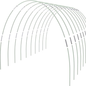 Herbruikbaar lage tunnelkas frame van glasvezelstangen voor rijafdekkingen - Product Image 3