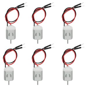 Moteurs DC miniatures de type 130 1,5 V-6 V (lot de 6), pour Arduino, idéaux pour les projets de loisirs créatifs et l'électronique DIY - Product Image 4