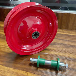 ホイールホイールタイヤ10 12 13 14 16インチボールベアリング穿刺プネマティックラバーホイールタイヤ手押し工具用カートホイール手押し車 - Product Image 4