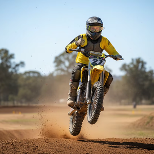 Motocicleta Todoterreno Original de <50cc para Niños, Motocicleta de Gasolina de 2 Tiempos y 2 Ruedas, Mini Motocross, Velocidad Máxima de 40-60 km/h - Product Image 2