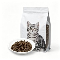 Croquettes pour chats personnalisables, formule riche en viande, huile de poisson naturelle, nourrissent la peau du chat et préviennent la chute de poils, pour une brillance durable du pelage.