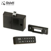 Qidots 4-10-stelliges PIN-Code-Touch-Tastenfeld Schrankschloss Digitales Entriegelungssystem für Holzschränke
