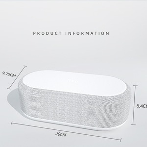 Sạc không dây 6 trong 1 bán chạy kèm loa, đèn LED, đèn ngủ & đồng hồ, sạc nhanh cho <span class=keywords><strong>iPhone</strong></span>, tích hợp đèn - Product Image 6