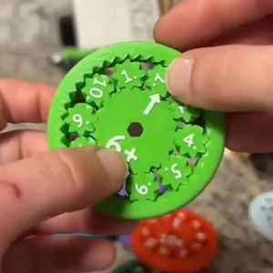 Cool Math Spinners Eco-Friendly IQ Game Solve Math Puzzle Children Plastic Arithmetic <b>Toys</b> Desktop Multiplication Games Unisex - Product Image 6
