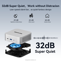 Nouveau Mini PC Gaming 2026 AMD Ryzen 7 7735H 8 cœurs avec 16 Go, 24 Go ou 32 Go de RAM LPDDR5, compatible Windows 11 Pro/Linux, pour ordinateur portable et de bureau