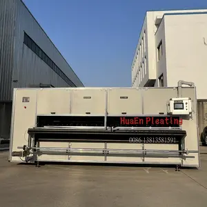 Máquina de plissagem ZJ-100 para venda, fábrica de Changzhou Huaen, máquina de filtro de ar, máquina plissada