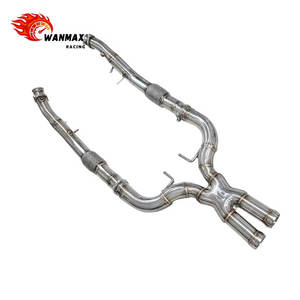 Conjunto de Tubo Frontal de Acero Inoxidable para Mercedes Benz S63 AMG Coupé M157 5.5L V8, Reemplazo Directo - Product Image 1