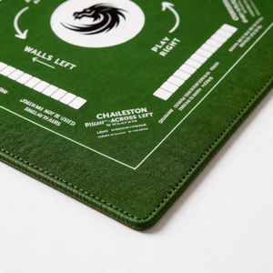 Tapete de Mahjong Americano de Caucho Natural Impermeable, 80 cm Cuadrado, Patrón Dragón Verde, Accesorio de Juego de Mesa Personalizado al por Mayor - Product Image 6