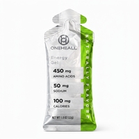 ONEHEALL Energie-Gel Sporternährung Elektrolyte für Erwachsene Gesundheitsnahrung GVO-Frei Energiemanagement