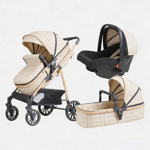 Carrito de Bebé Plegable 3 en 1 con Cuna y Asiento, de Oxford Grueso para Invierno, en Oferta - Product Image 4