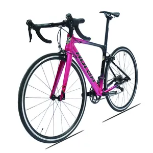 HULDA 18 скоростей Shimano углеродная вилка дорожные гоночные велосипеды 700C Продажа V тормоз алюминиевый сплав рама гоночный дорожный велосипед