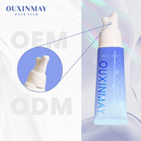 Tube souple en plastique pour emballage de soins de la peau 100 ml, tube Gua Sha pour crème et sérum pour le cou avec tête de massage en céramique