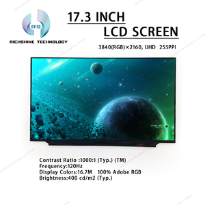 Richshine B173ZAN03.2 17.3\" Slim EDP 40 <b>Pin</b> UHD TFT Display Panel 3840*2160 255PPI 100% RGB for Laptop Replacement - Product Image 3