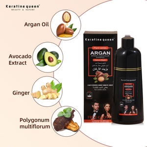 Shampoo colorant capillaire noir et brun, fabrication originale, fournisseur en gros, meilleure qualité, prix bas, personnalisation du logo, OEM - Product Image 6