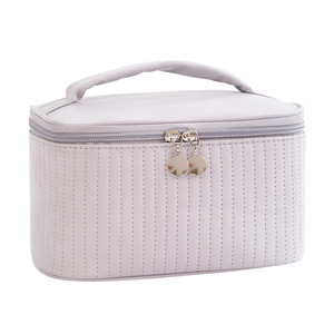 Trousse de Maquillage Portable, Organisateur de Rangement de Maquillage de Bureau, Pochette de Voyage pour Articles de Toilette, Multi-usages - Product Image 5