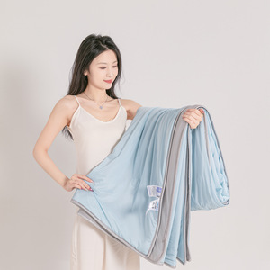 <span class=keywords><strong>Couette</strong></span> rafraîchissante moderne pour personnes ayant chaud la nuit, légère, respirante, douce, double face, lavable, en nylon/spandex, idéale pour l'été - Product Image 4
