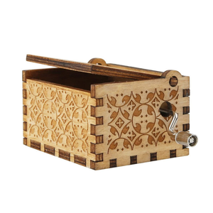 Di Music Box di legno regalo del bambino con musica personalizzata di dialogo canzone - Product Image 1