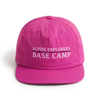 Gorra Deportiva OEM Personalizada de 5 Paneles con Logotipo Bordado, de Nailon, Ligera, Resistente al Agua, Sin Estructura y con Cierre a Presión