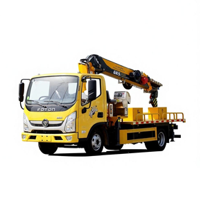 <span class=keywords><strong>Camion</strong></span> de levage Foton Aoling 8 tonnes avec <span class=keywords><strong>grue</strong></span> à flèche de 6 tonnes à 5 sections, <span class=keywords><strong>grue</strong></span> montée sur <span class=keywords><strong>camion</strong></span> multifonctionnelle de 20 mètres - Product Image 1