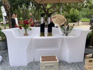 Bancone Bar con led incandescente bancone per pub ha portato alta qualità incandescente tavolo Bar per la decorazione del partito all'aperto - Product Image 3