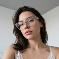 Montures de lunettes tendance pour femmes en TR90, verres transparents dégradés, branches en acétate 3D, charnières à ressort, lunettes optiques personnalisées
