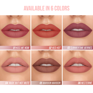 Tinmark Son Môi Dạng Lỏng Màu Nude Chống Nước Bền Màu 24 Giờ Cho Người Ăn Chay Thỏi Son Kem Nhung Trang Điểm Màu Cao - Product Image 4