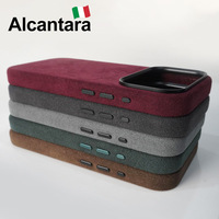 Étui de téléphone de luxe antichoc en suède pour voiture de sport avec anneau magnétique pour 17 17 Air 17 Pro 17 Pro Max