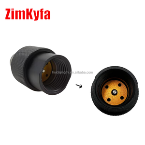 Nuevo Regulador de Válvula para Tanque de Aire de Aleación de Aluminio Negro ZimaKyfa HPA, Adaptador de Encendido/Apagado ASA con Rosca G1/2-14, OEM Personalizable - Product Image 5