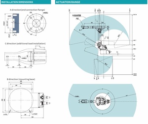 Bras robotisé industriel 6 axes Sooyee SYB2020B, charge utile 20 kg, portée 2007 mm, 4,5 kW, 380 V, manutention, palettisation - Product Image 5