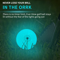 CRESTGOLF Nouvelle balle de golf lumineuse améliorée, balle de golf activée par la lumière, balles LED colorées pour le golf nocturne