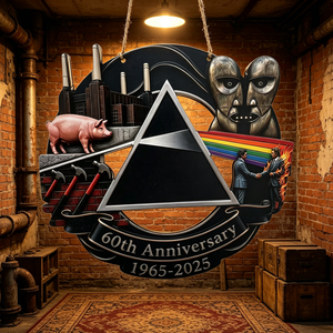 Decorazione da Parete in Legno per il 60° Anniversario di <span class=keywords><strong>Dark</strong></span> <span class=keywords><strong>Side</strong></span> <span class=keywords><strong>of</strong></span> <span class=keywords><strong>the</strong></span> <span class=keywords><strong>Moon</strong></span> con Stampa UV, Design Moderno, Appendibile e Rimovibile, Idea Regalo - Product Image 3