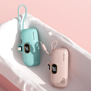 Small Battery Bank LED Display DC Input <strong>Interface</strong> Wallet Design Fast Charge 5000-10000mah Mini Wallet Power Bank - Product Image 5