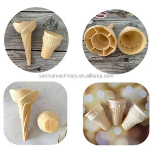 24 cones bán tự động Waffle <span class=keywords><strong>Ice</strong></span> <span class=keywords><strong>Cream</strong></span> <span class=keywords><strong>Cone</strong></span> Wafer Biscuit Máy làm - Product Image 4