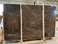Marbre Dark Emperador |   Marbre brun café pour carrelage de sol/mur Cuisine Utilisation en extérieur Villa Design moderne Finition polie