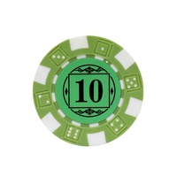 Nymph — jeu à Roulette, jetons vierges, ABS, 39mm, avec poids, pour jouer au Poker