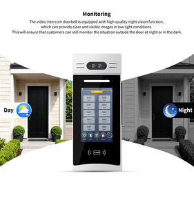 Système d'interphone vidéo pour immeuble multi-appartements, système d'interphone Tuya Smart, visiophone, sonnette, 1 à 999 unités - Product Image 4